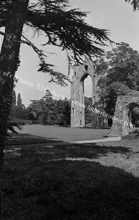 ABBEY EASTERN WINDOW ARCH FROM S.W. (I.E.REFLECTORY)